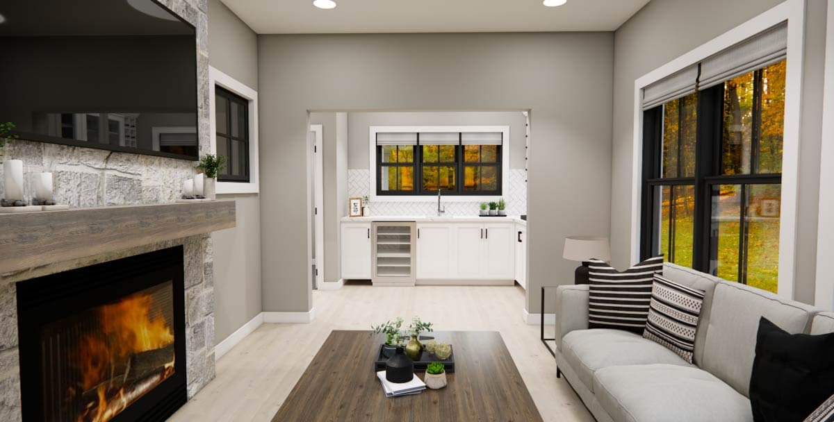 Plan 14947RK: Two-Story Modern Farmhouse Plan with Sunroom - 2748 Sq Ft - Image #30 - Cottage, Modern Farmhouse, New American