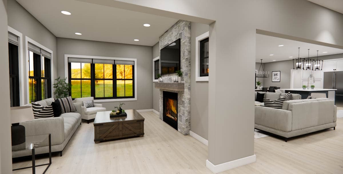 Plan 14947RK: Two-Story Modern Farmhouse Plan with Sunroom - 2748 Sq Ft - Image #33 - Cottage, Modern Farmhouse, New American