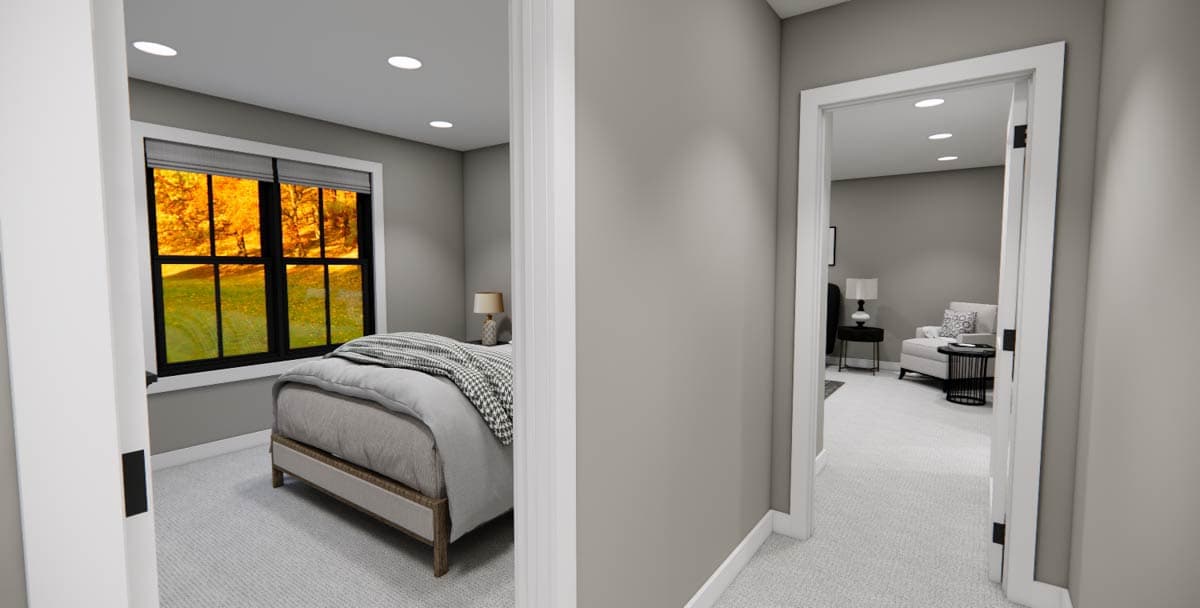 Plan 14947RK: Two-Story Modern Farmhouse Plan with Sunroom - 2748 Sq Ft - Image #47 - Cottage, Modern Farmhouse, New American