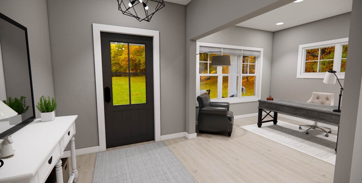 Plan 14949RK: Two-Story 4-Bed Craftsman House Plan with Home Office - 2748 Sq Ft - Image #10 - Craftsman, Traditional