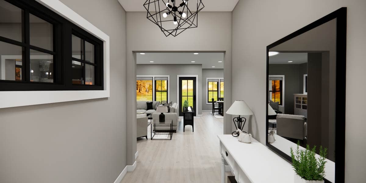 Plan 14950RK: Two-Story 3-Bed Farmhouse Plan with Home Office - 2216 Sq Ft - Image #9 - Farmhouse