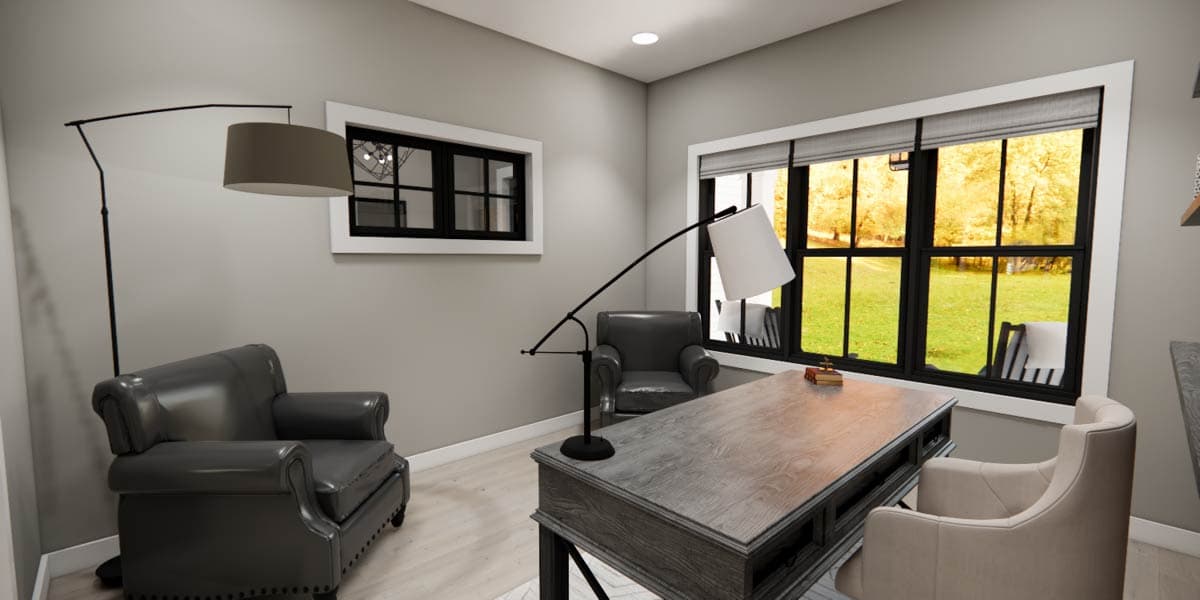 Plan 14950RK: Two-Story 3-Bed Farmhouse Plan with Home Office - 2216 Sq Ft - Image #16 - Farmhouse