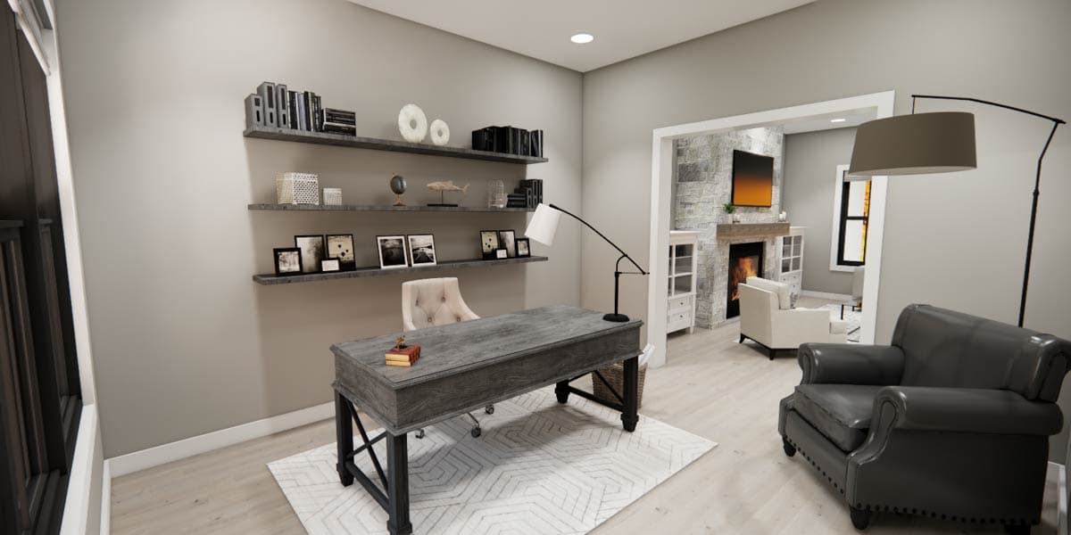 Plan 14950RK: Two-Story 3-Bed Farmhouse Plan with Home Office - 2216 Sq Ft - Image #17 - Farmhouse