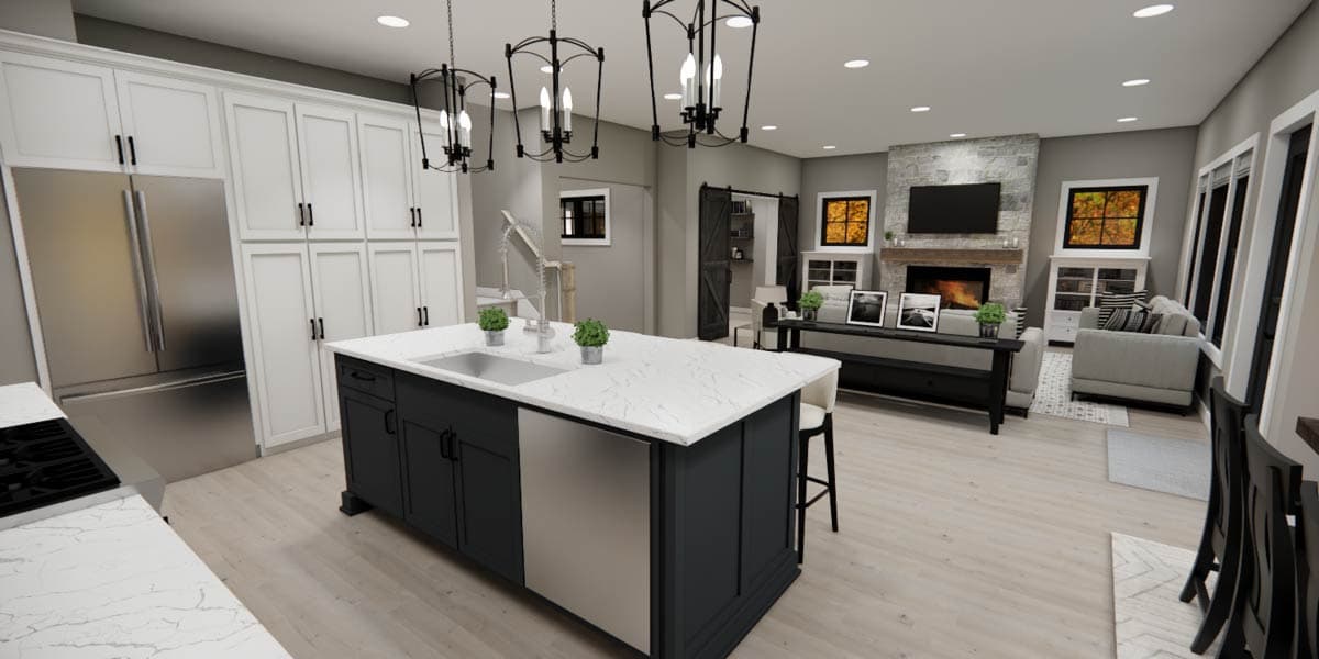 Plan 14950RK: Two-Story 3-Bed Farmhouse Plan with Home Office - 2216 Sq Ft - Image #20 - Farmhouse