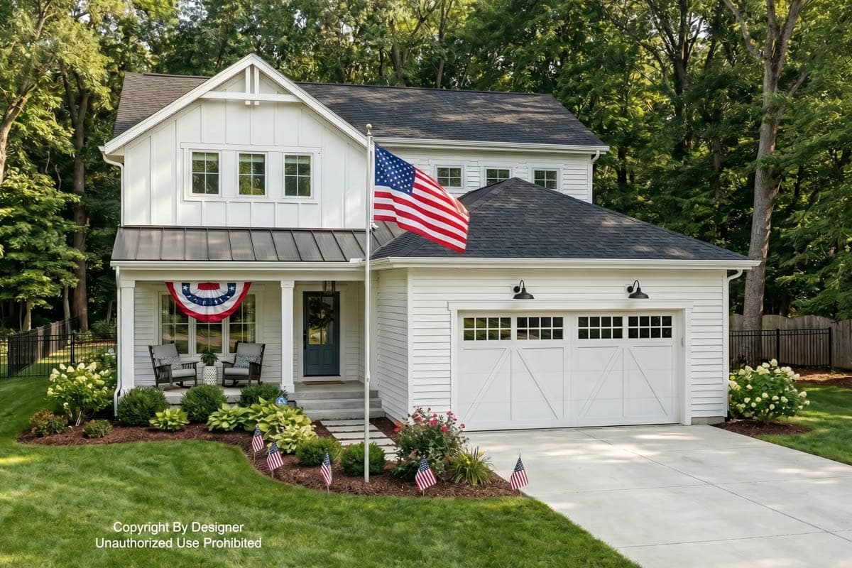 Plan 14950RK: Two-Story 3-Bed Farmhouse Plan with Home Office - 2216 Sq Ft - Image #51 - Farmhouse