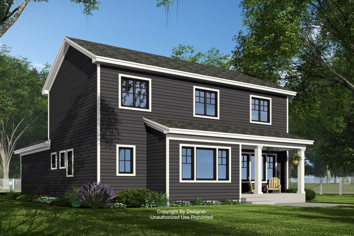 Plan 14951RK: Two-Story Craftsman House Plan with Loft - 2216 Sq Ft - Image #7 - Craftsman, Traditional