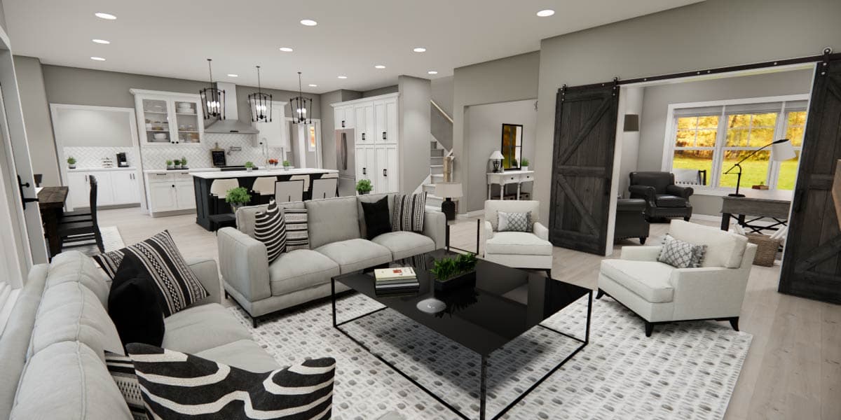 Plan 14951RK: Two-Story Craftsman House Plan with Loft - 2216 Sq Ft - Image #14 - Craftsman, Traditional