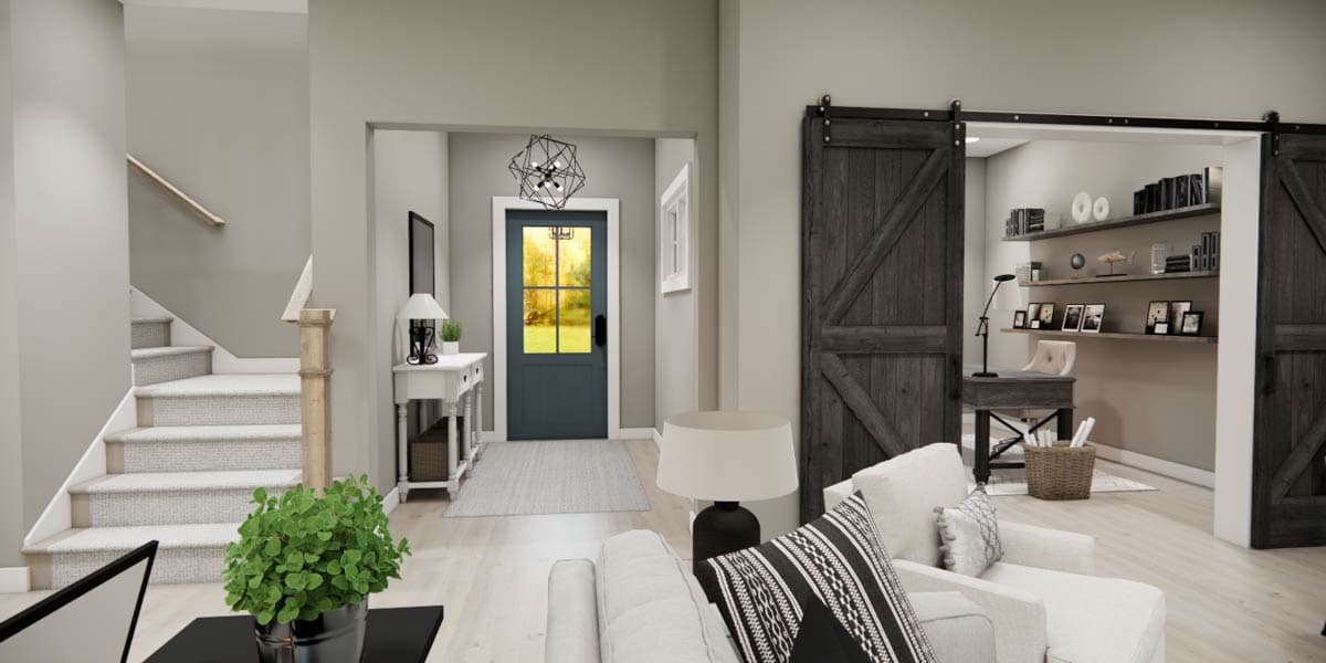 Plan 14952RK: 3-Bedroom Craftsman House Plan with Second Floor Master Suite - 2216 Sq Ft - Image #11 - Craftsman, Traditional