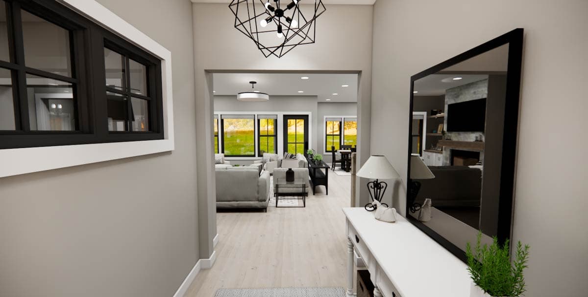 Plan 14953RK: Two-Story Farmhouse Plan with Home Office - 2500 Sq Ft - Image #9 - Craftsman