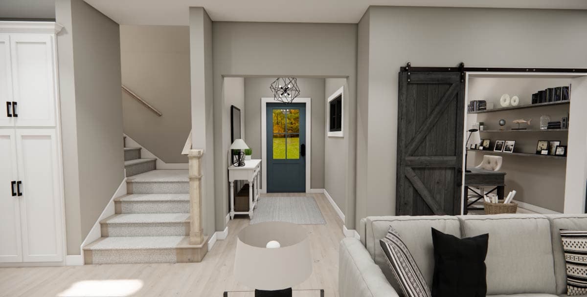 Plan 14953RK: Two-Story Farmhouse Plan with Home Office - 2500 Sq Ft - Image #10 - Craftsman