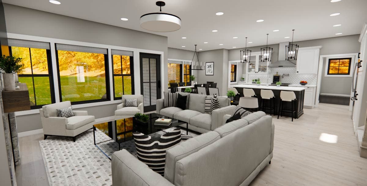 Plan 14953RK: Two-Story Farmhouse Plan with Home Office - 2500 Sq Ft - Image #12 - Craftsman