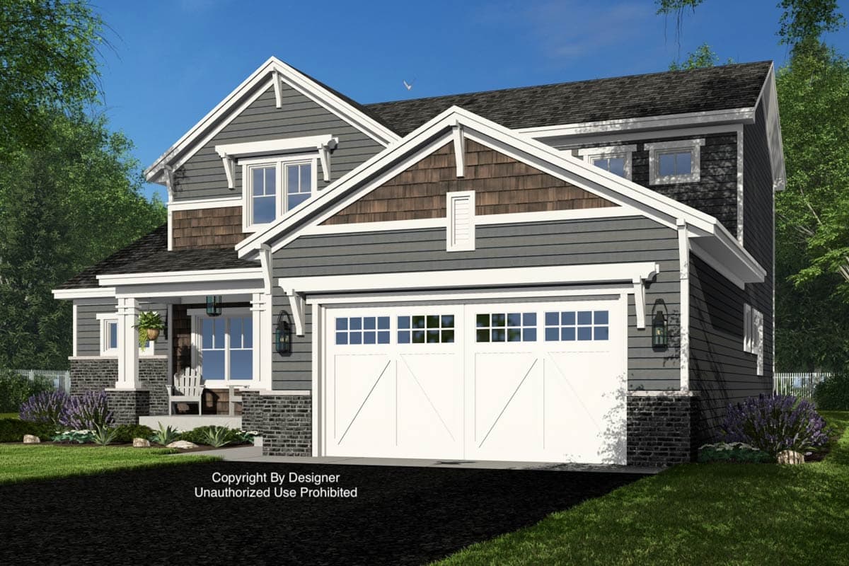 Plan 14954RK: 4-Bedroom Traditional House Plan with Home Office Under 2500 Sq Ft - Image #8 - Country, Traditional