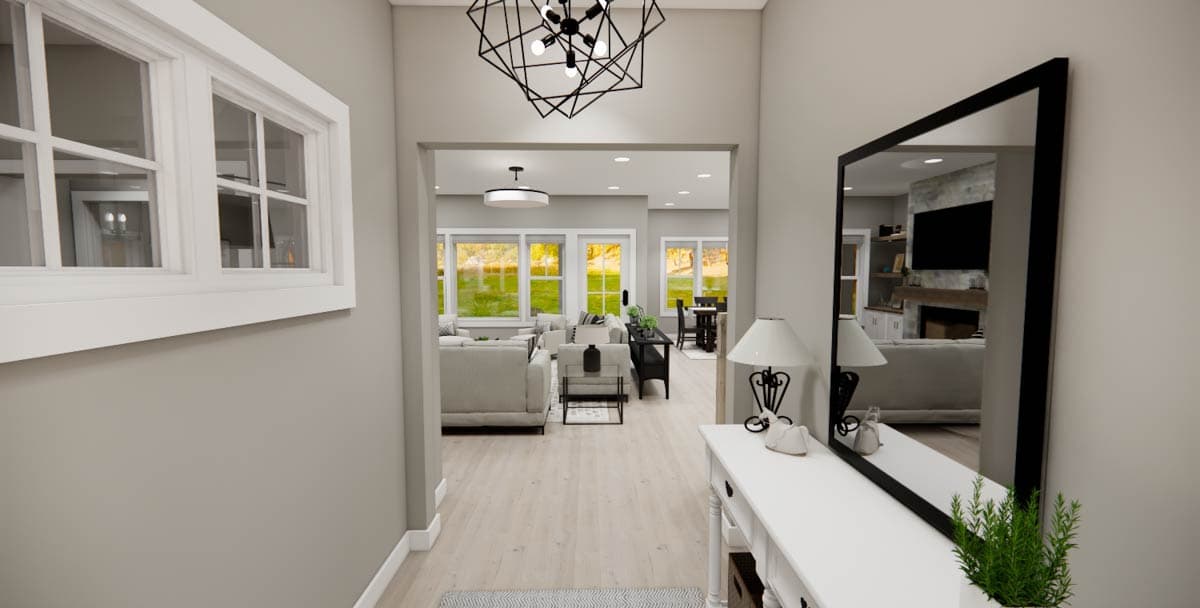 Plan 14954RK: 4-Bedroom Traditional House Plan with Home Office Under 2500 Sq Ft - Image #9 - Country, Traditional