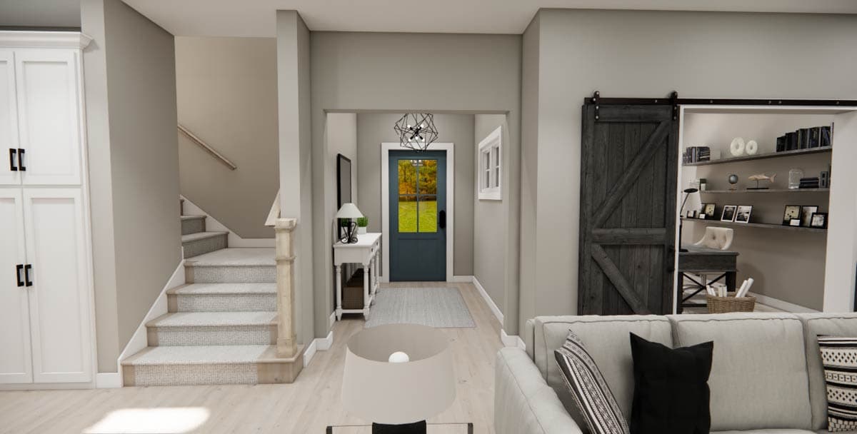 Plan 14954RK: 4-Bedroom Traditional House Plan with Home Office Under 2500 Sq Ft - Image #10 - Country, Traditional