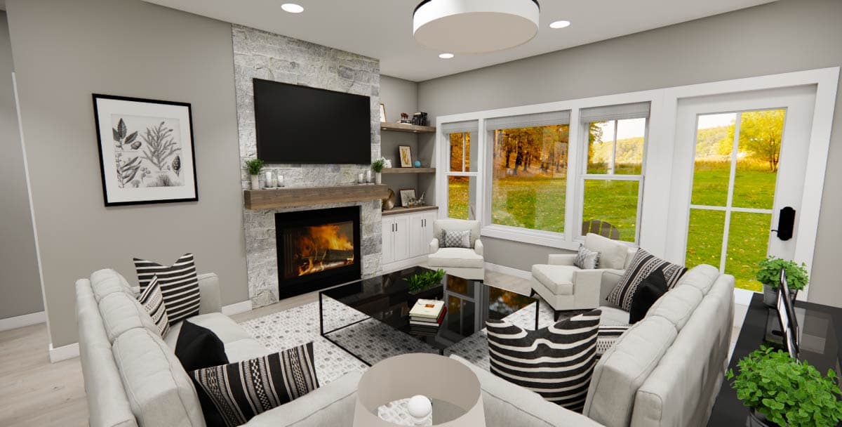 Plan 14954RK: 4-Bedroom Traditional House Plan with Home Office Under 2500 Sq Ft - Image #11 - Country, Traditional