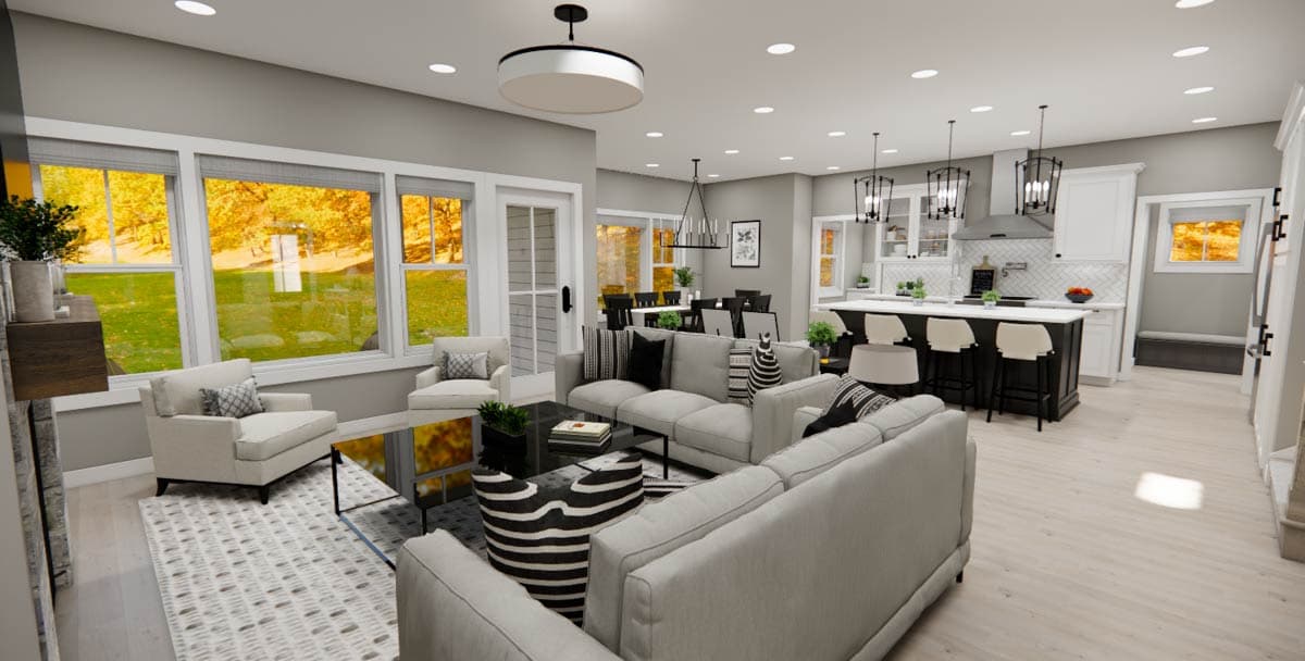 Plan 14954RK: 4-Bedroom Traditional House Plan with Home Office Under 2500 Sq Ft - Image #13 - Country, Traditional