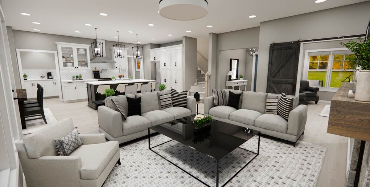 Plan 14955RK: Two-Story 4-Bedroom Craftsman House Plan with Home Office Under 2500 Sq Ft - Image #15 - Craftsman, Traditional