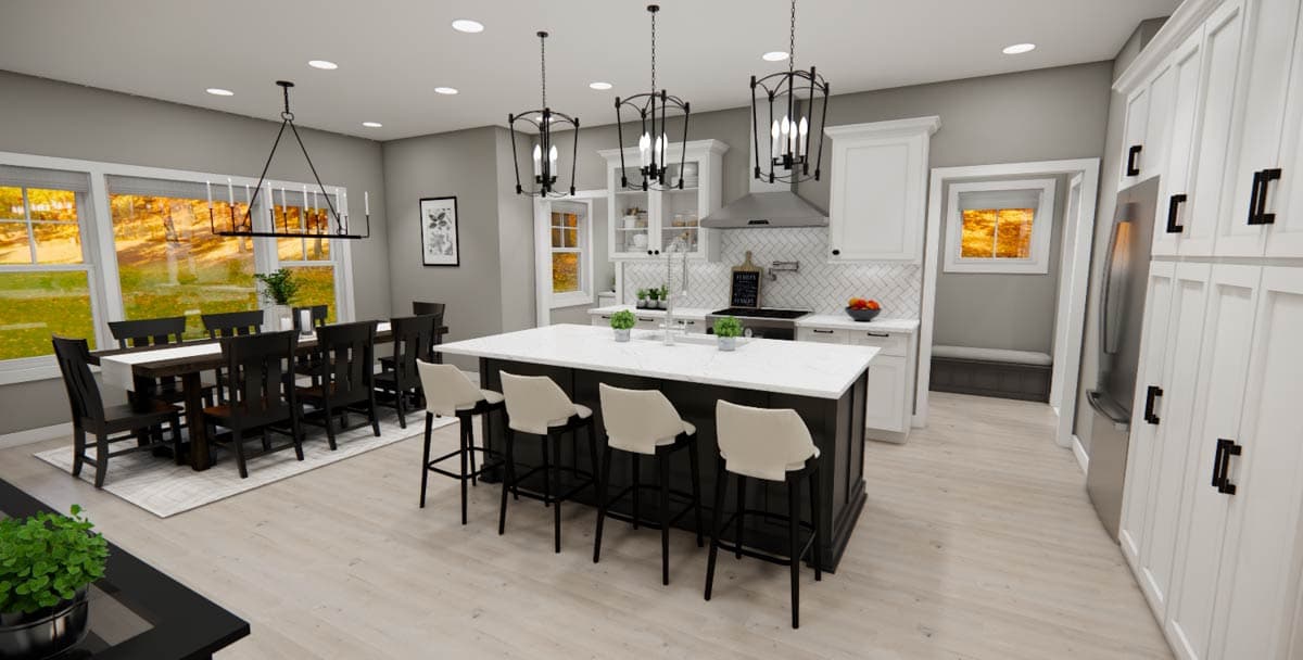 Plan 14955RK: Two-Story 4-Bedroom Craftsman House Plan with Home Office Under 2500 Sq Ft - Image #18 - Craftsman, Traditional