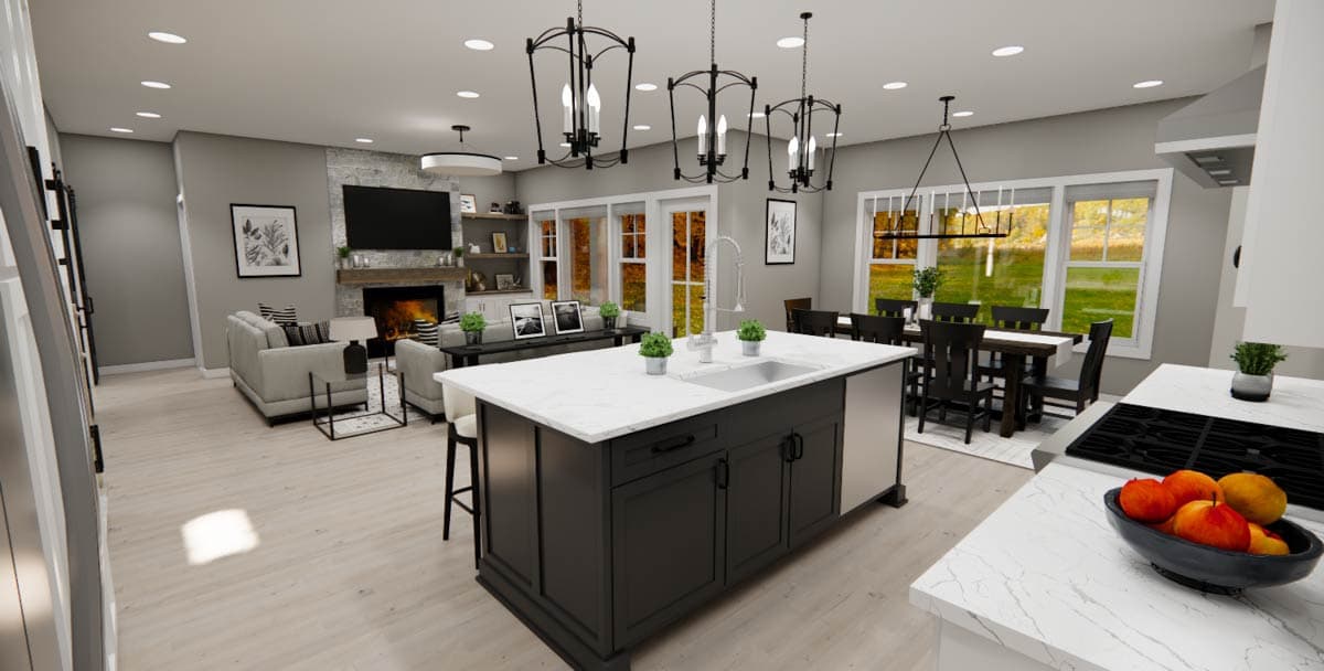 Plan 14955RK: Two-Story 4-Bedroom Craftsman House Plan with Home Office Under 2500 Sq Ft - Image #23 - Craftsman, Traditional