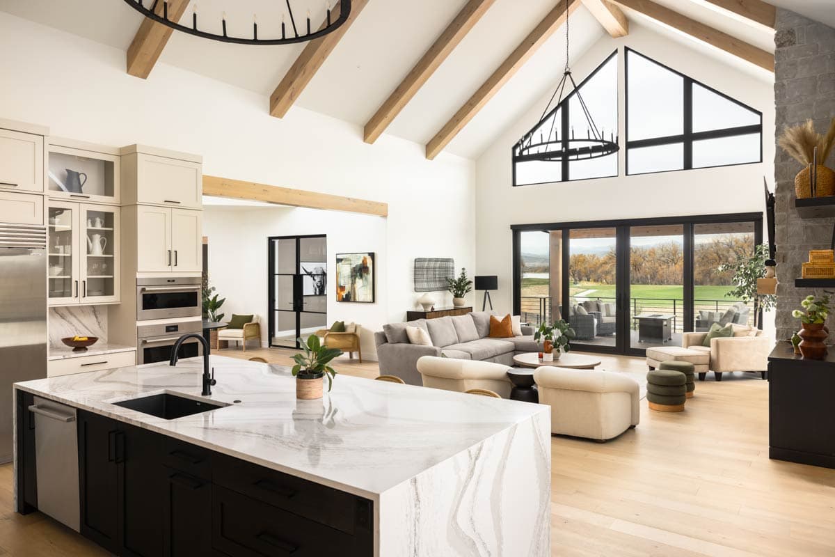 Plan 95267RW: Two-Story Contemporary Mountain House plan with Open Concept Living - 3778 Sq Ft - Image #8 - Contemporary, Mountain