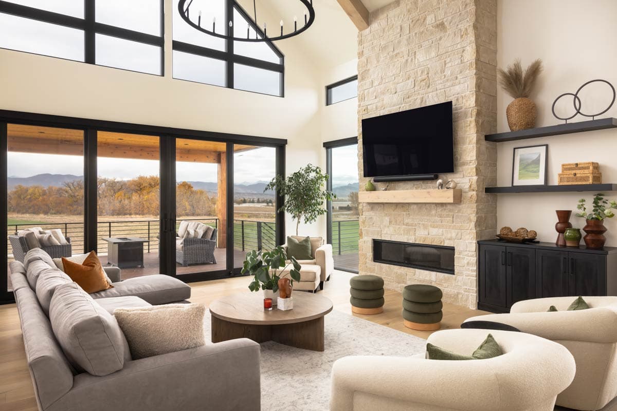 Plan 95267RW: Two-Story Contemporary Mountain House plan with Open Concept Living - 3778 Sq Ft - Image #12 - Contemporary, Mountain