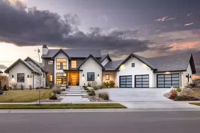Two-Story Contemporary Mountain House plan with Open Concept Living - 3778 Sq Ft
