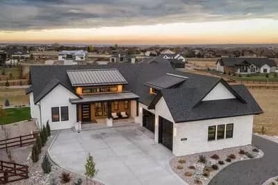 2-Bed New American Ranch House Plan with Outdoor Fireplace - 2805 Sq Ft
