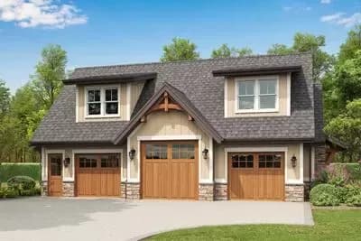 Cost-to-Build Report for Plan 95270RW: 2-Bedroom Craftsman Garage Plan ...