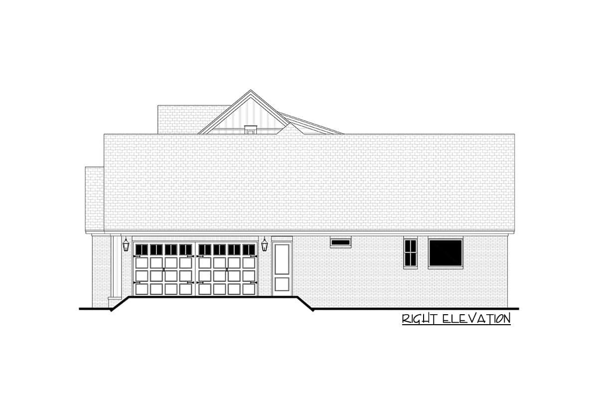 Plan 51993HZ: 2-Story Modern Farmhouse Plan with 4 or 5 Bedrooms - 2800 Sq Ft - Image #8 - Country, Modern Farmhouse, Southern, Traditional