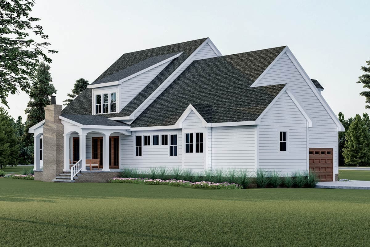 Plan 500091VV: Two-Story Shingle-Style House Plan with Upstairs Playroom - 3569 Sq Ft - Image #10 - Craftsman, Shingle