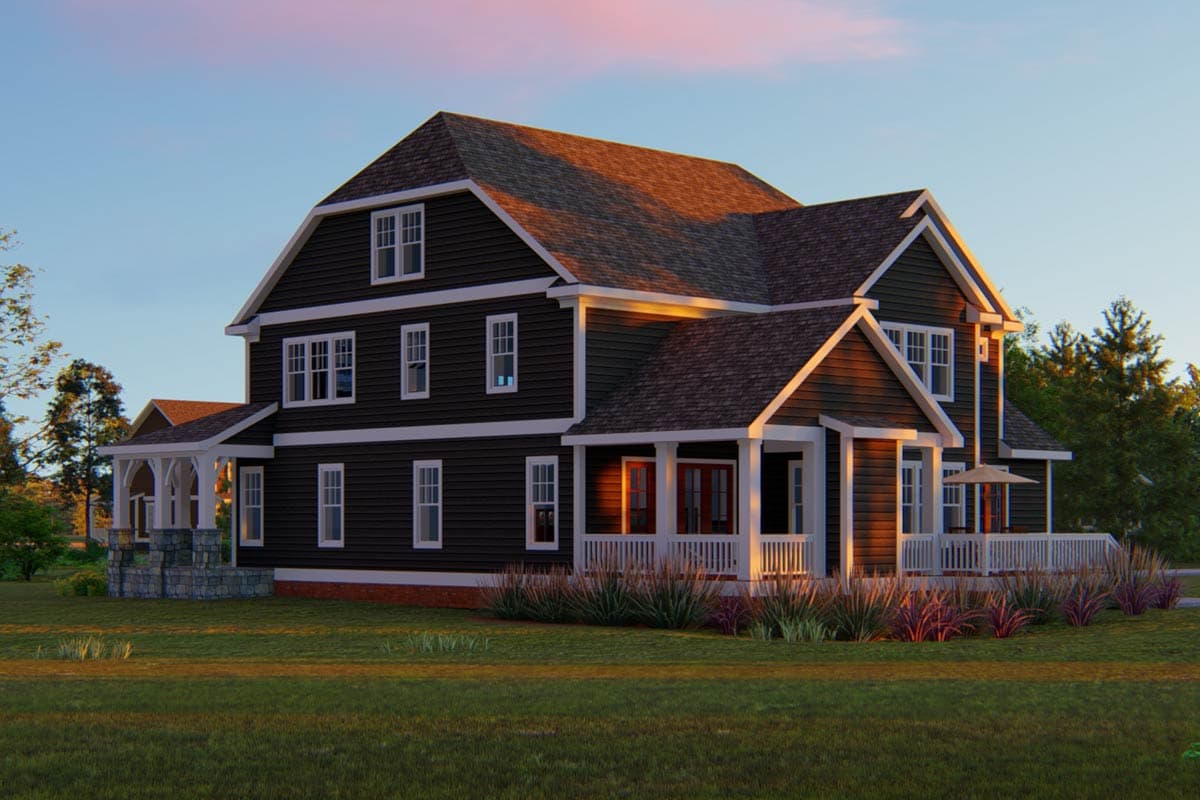 Plan 500092VV: Two-Story Traditional House Plan with a Loft- 3983 Sq Ft - Image #13 - French Country, Traditional