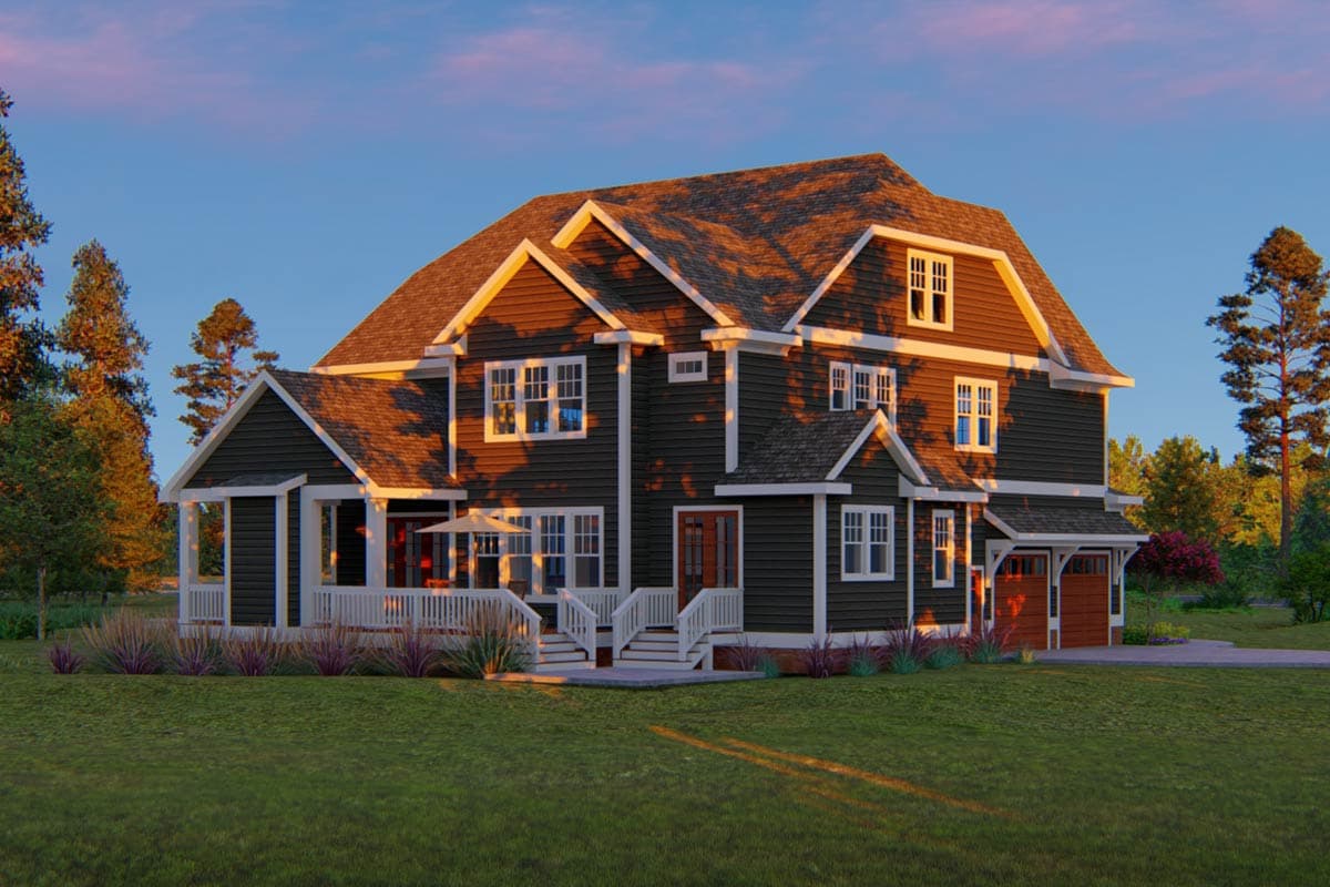 Plan 500092VV: Two-Story Traditional House Plan with a Loft- 3983 Sq Ft - Image #14 - French Country, Traditional