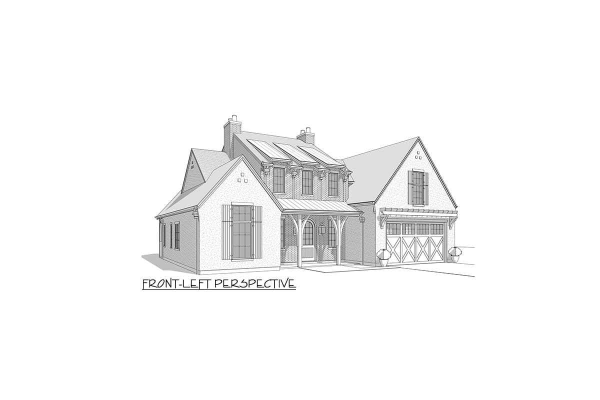 Plan 270113AF: 3-Bed Modern French Country Cottage with Basement Expansion - 3512 Sq Ft - Image #11 - Colonial, Cottage, French Country, New American