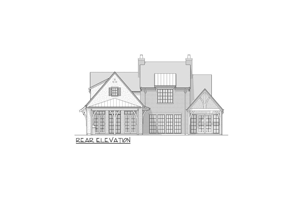 Plan 270113AF: 3-Bed Modern French Country Cottage with Basement Expansion - 3512 Sq Ft - Image #15 - Colonial, Cottage, French Country, New American