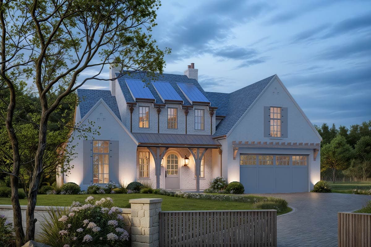 Plan 270113AF: 3-Bed Modern French Country Cottage with Basement Expansion - 3512 Sq Ft - Image #9 - Colonial, Cottage, French Country, New American