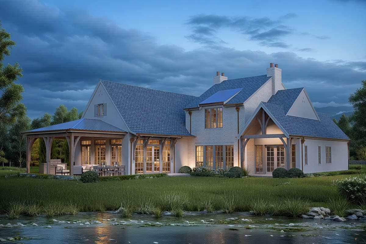 Plan 270113AF: 3-Bed Modern French Country Cottage with Basement Expansion - 3512 Sq Ft - Image #10 - Colonial, Cottage, French Country, New American