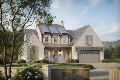3-Bed Modern French Country Cottage with Basement Expansion - 3512 Sq Ft