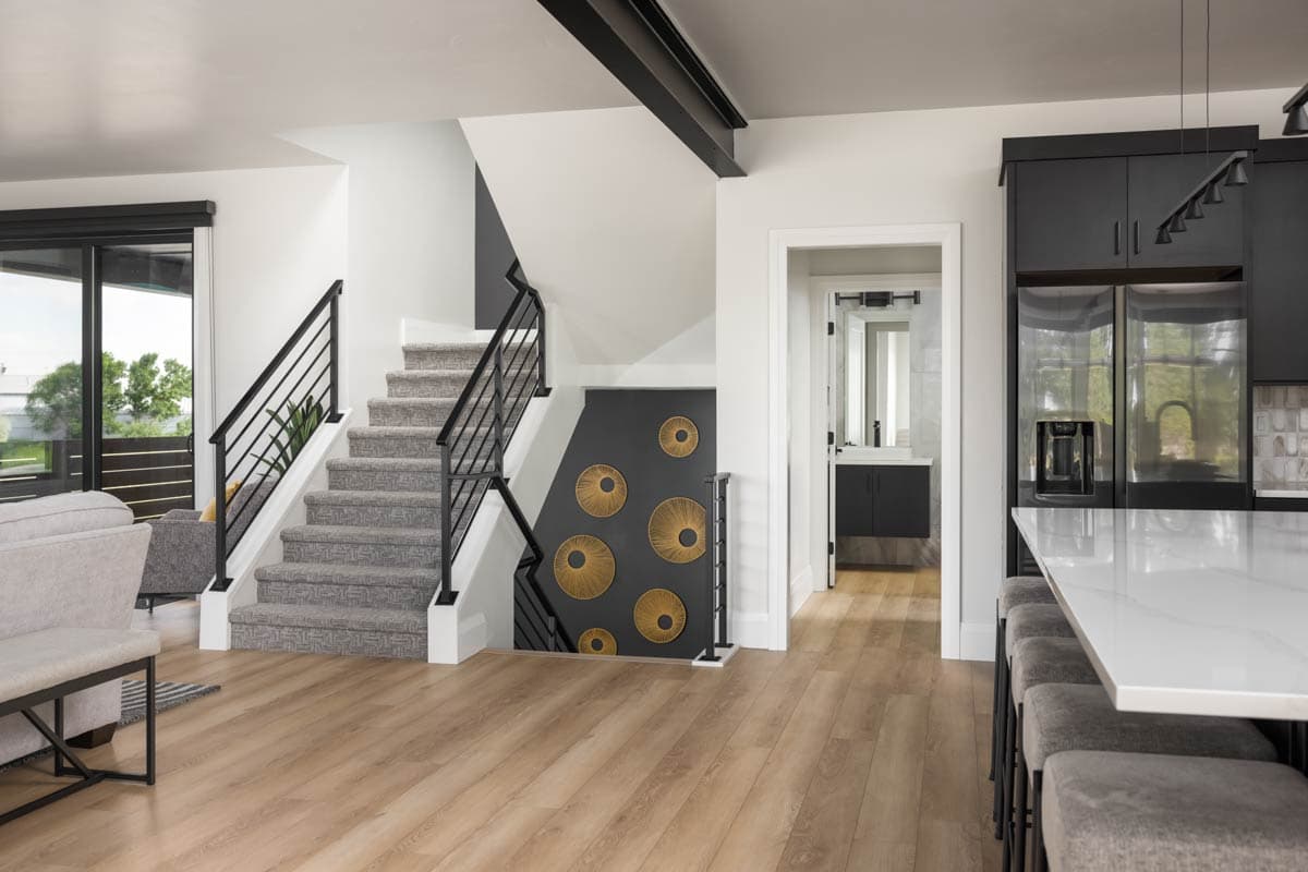 Plan 95273RW: Two-Story Contemporary Duplex House Plan with One 2-Bed Unit and One 1-Bed Unit - Image #8 - Contemporary, Modern