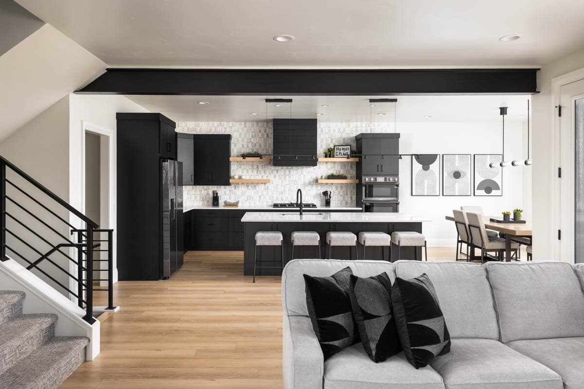 Plan 95273RW: Two-Story Contemporary Duplex House Plan with One 2-Bed Unit and One 1-Bed Unit - Image #11 - Contemporary, Modern