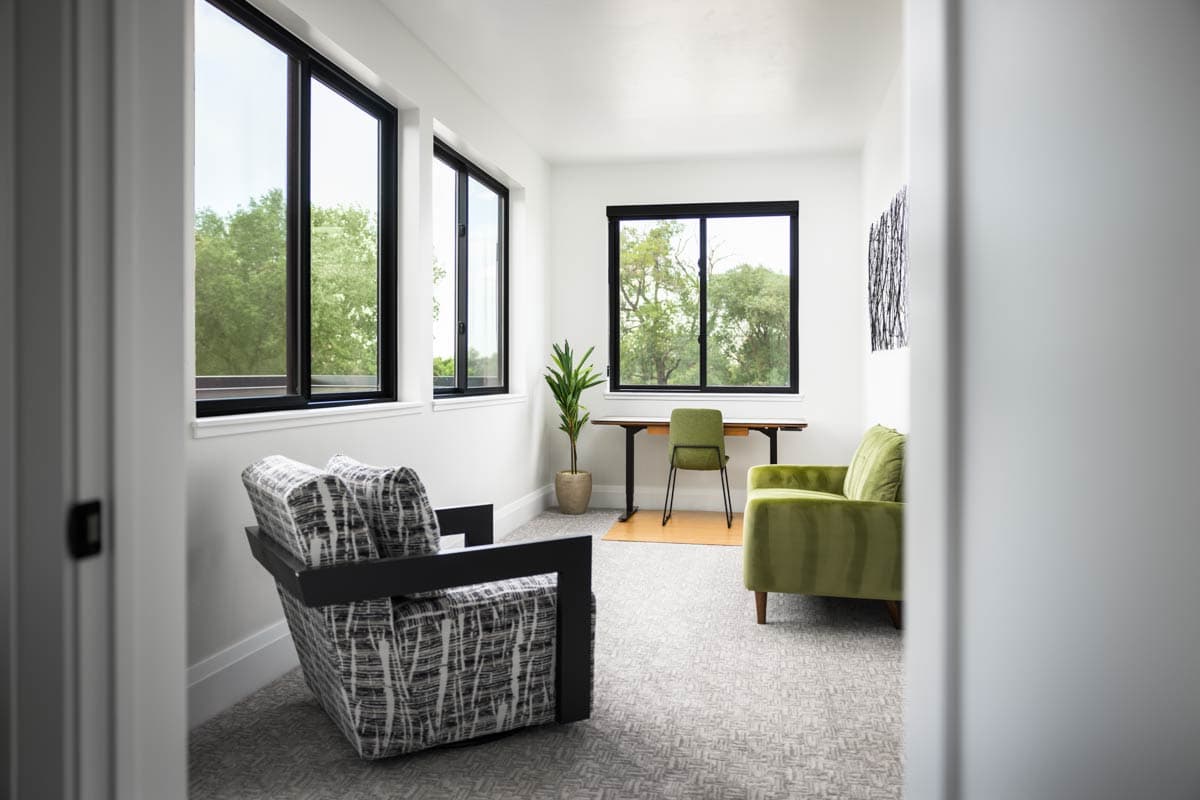 Plan 95273RW: Two-Story Contemporary Duplex House Plan with One 2-Bed Unit and One 1-Bed Unit - Image #14 - Contemporary, Modern