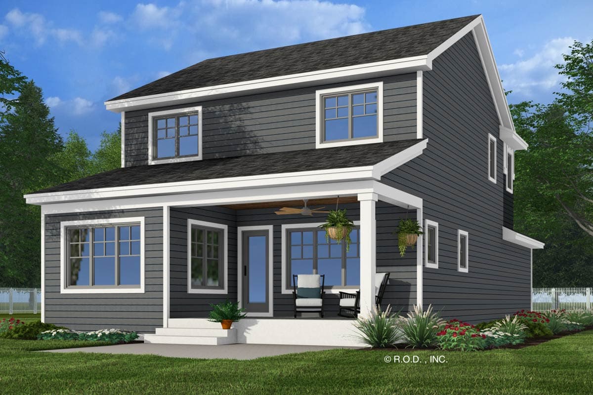 Plan 14927RK: Two-Story Craftsman House Plan with Second Floor Master Suite - 1776 Sq Ft - Image #5 - Craftsman, Traditional