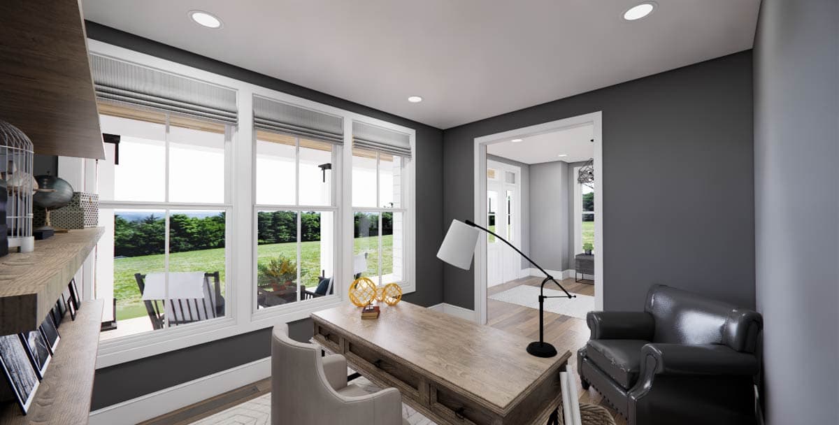 Plan 14931RK: Expansive 6-Bedroom Modern Farmhouse House Plan with Wrap-Around Porch - Image #5 - Modern Farmhouse, New American