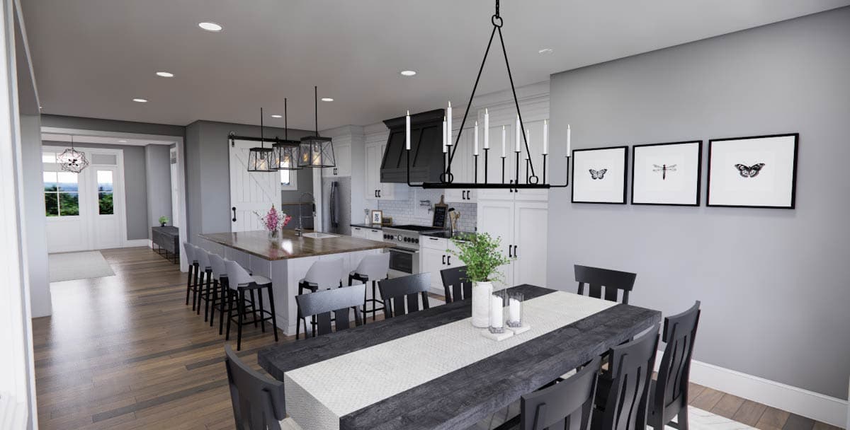 Plan 14931RK: Expansive 6-Bedroom Modern Farmhouse House Plan with Wrap-Around Porch - Image #11 - Modern Farmhouse, New American