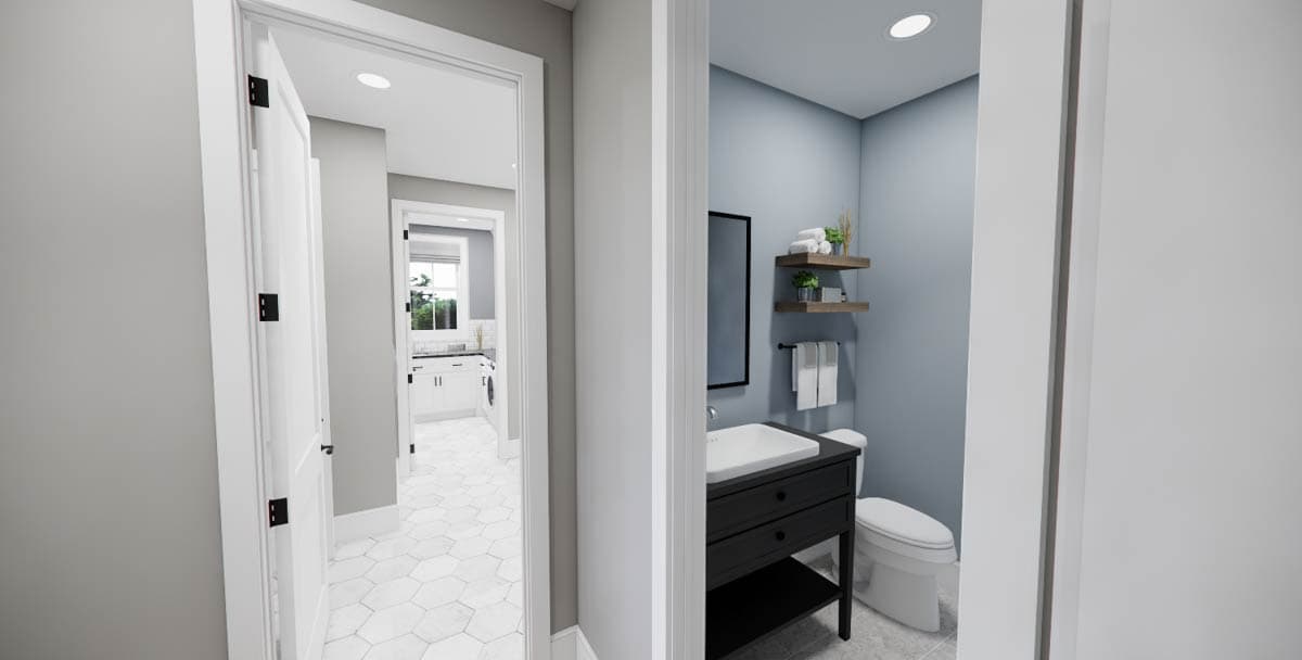 Plan 14931RK: Expansive 6-Bedroom Modern Farmhouse House Plan with Wrap-Around Porch - Image #17 - Modern Farmhouse, New American