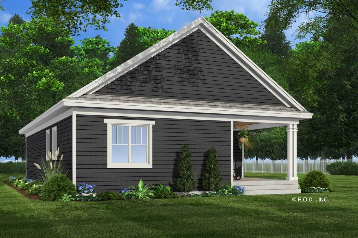 Plan 14934RK: Single-Story 2-Bed Craftsman House Plan with Vaulted Living Room - 1331 Sq Ft - Image #8 - Craftsman