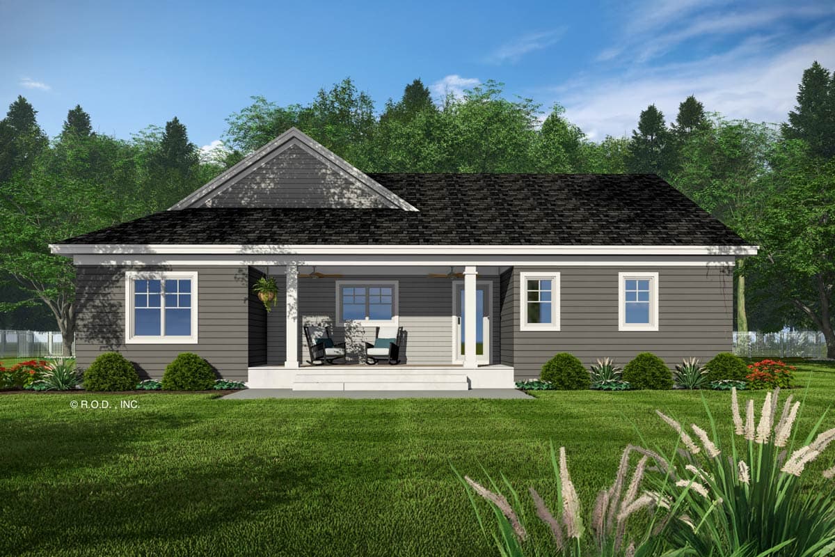 Plan 14957RK: Craftsman Home with Split Bedrooms and a Front and Rear Porch - Image #6 - Country, Craftsman, Traditional