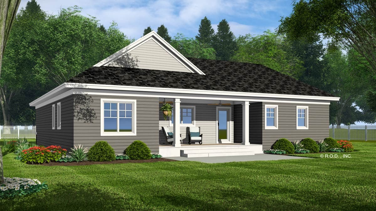 Plan 14957RK: Craftsman Home with Split Bedrooms and a Front and Rear Porch - Image #5 - Country, Craftsman, Traditional