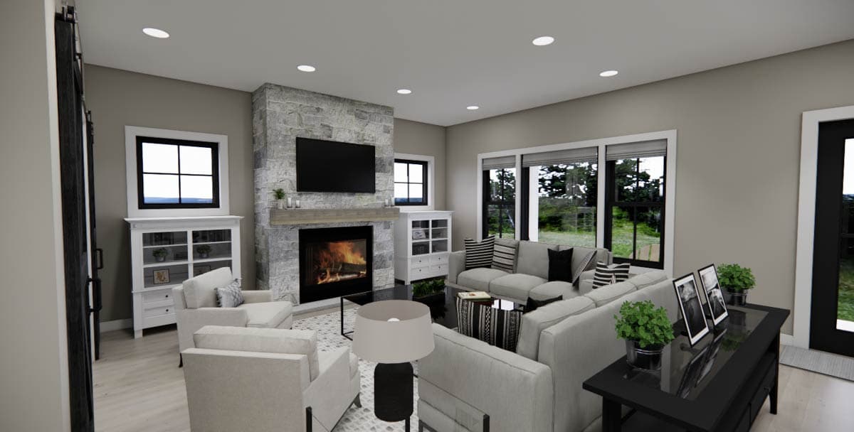 Plan 14961RK: Two-Story Modern Farmhouse Plan with Home Office - 2216 Sq Ft - Image #10 - Modern Farmhouse