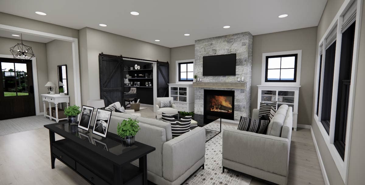 Plan 14961RK: Two-Story Modern Farmhouse Plan with Home Office - 2216 Sq Ft - Image #12 - Modern Farmhouse