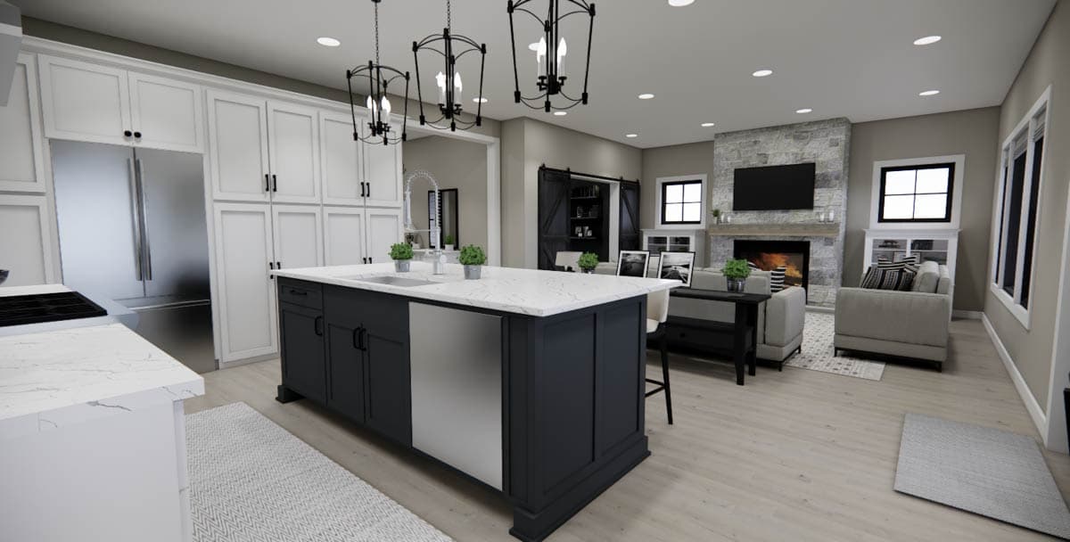 Plan 14961RK: Two-Story Modern Farmhouse Plan with Home Office - 2216 Sq Ft - Image #16 - Modern Farmhouse